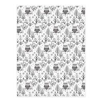 Owl Tree Branches Printing Fashion Crystal Stickers Craft Card Decorations for Water Bottle Laptop L
