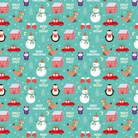 4 Sheets Christmas Wrapping Paper for Kids Cute Xmas Holiday Wrapping Paper With Snowman, Snowflake,