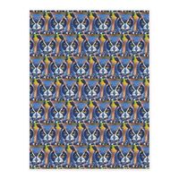 Blue Owl 1 Printing Crystal Stickers for Crafts Cute Craft Supplies for Women Men for Laptop Skatebo