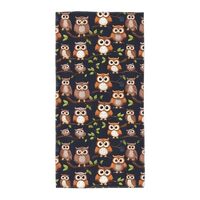 ZHAOLQ Animal Cartoon Owls Cute Print Soft Absorbent BathTowel Quick Dry Towels Beach Pool Gym Trave