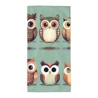 ZHAOLQ Cartoon Owls Cute Print Soft Absorbent BathTowel Quick Dry Towels Beach Pool Gym Travel Home