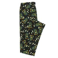 Lularoe One Size OS Decorated Owls Black Multicolor Leggings fits Adult Women Sizes 2-10 4638-A95