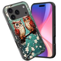 CICPLKSE for iPhone 17 Pro Case,Dual Layer Heavy Duty Hybrid Shockproof Hard PC Soft Silicone TPU Bu