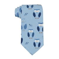 Buyidec Men'S Fashion Tie Playful Owl Necktie Casual Gentleman Necktie Suit Ties One Size
