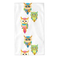 YYHHAOFA Retro Print owl Prints Towel Towels 27.5x16in Skin-Friendly Absorbent Fluffy and Soft for B