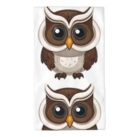YYHHAOFA Cute Owl Prints Towel Towels 27.5x16in Skin-Friendly Absorbent Fluffy and Soft for Bathroom