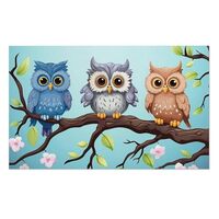 LKHJGSKVBN Owls on A Branch Beach Towels Soft Large Towel Thick Sand Free Towels Quick Dry Towel for