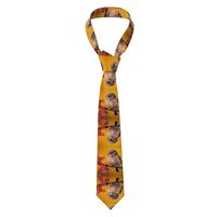 WHJWZY Fashion Men's Necktie - Printed Silk Tie for Business daily work party 57X3.1 inchs Tiny