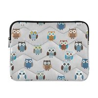 Owl Gray 13-14 Inch Laptop Sleeve for Women Laptop Sleeve Bag for Computer