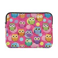 Owls Pink 15-16 Inch Laptop Sleeve for Women Laptop Box for Women
