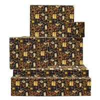 CENTRAL 23 Fantasy Owl Wrapping Paper - 6 Sheets Magical Gift Wrap For Men Women Teens Friends - Bir