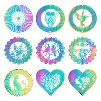 Spritewelry Stainless Steel Charms for Jewelry Making Silver Filigree Butterfly Heart Connector Char