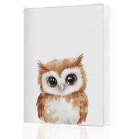 Qnhij Kids Photo Album 4x6 Hold 36 Photos, Gifts for Owl Lovers, Cute Wild Animal Owl Toddler Boys G