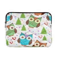 Kigai Cute Owls Laptop Sleeve Bag for 13-14 inch Notebook Shockproof Protective Laptop Case Portable