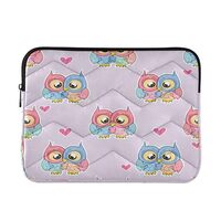 Kigai Cute Owls Laptop Sleeve Bag for 13-14 inch Notebook Shockproof Protective Laptop Case Portable
