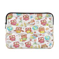 Kigai Cute Owls Laptop Sleeve Bag for 13-14 inch Notebook Shockproof Protective Laptop Case Portable