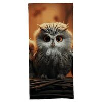 NSGFIYVB Bath Towels Cute Owl Print Soft 100% Polyester Towels for Hotel Pool Travel Spa Gym