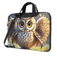 Laptop Sleeve 15.6 inch Computer Carrying Bag Slim Protective Case Cute Owl Laptop Case Briefcase Ha