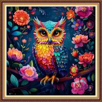 Fanxvivy Stamped Counted Cross Stitch Kits for Adults Printed Cross-Stitch Patterns 11CT Stamped or 