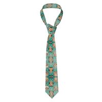 Professional Owl Art 3D Pattern Print Skinny Tie - Mens Gentlemen Tie Necktie for Party, Graduation,