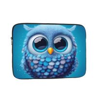 Laptop Case Sleeve Shockproof Laptop Sleeve for Men Women Blue owl Carrying Cases 17 inch Laptops Ca