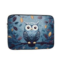 Laptop Case 12 inch Carrying Computer Bag Owl Tree Branches Laptop Sleeve Briefcase Messenger Should