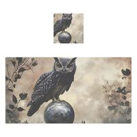 AIXIWAWA Owl Magical Bath Towel Sets for Bathroom, Soft Absorbant Cotton Towels for Facial Body Clea