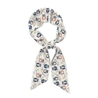 CHLGEAR Cute Owl Women's Scarf Silk Neckerchief Hair Bandanas Purse Handbag Ribbons Necktie Sil