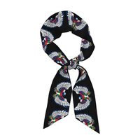 sttnnper Fashion Colorful flying owl Print Women's Scarf â€“ Lightweight Breat