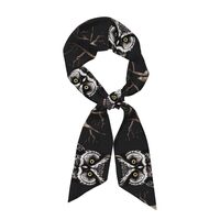 WHJSHOP Late Night Owl Picture Women's Fashion Scarf - Head Hair Accessories Versatile Scarf fo