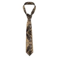 WZYCWB King Owl Printed Men's Ties - Business Suit Accessories, Groomsmen and Bridesmaids'