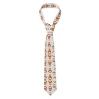 WZYCWB Yellow Owl Printed Men's Ties - Business Suit Accessories, Groomsmen and Bridesmaids