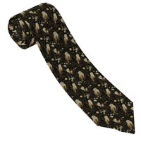Novastar Ties for Men - Comfort Moonlight Owl Print Men'S Neckties for Business Wedding Father&