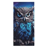 Ouyniei Blue Owl Towel Cotton Bath Towel, Large Shower Towels, Highly Absorbent, Quick Drying Bath S
