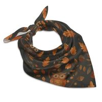ZEYARUIBO Autumn Owls And Leaves Bandana Headband Handkerchief for Women Unique Neck Hair Scarf 18&q