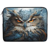 Owl Laptop Sleeve Case 17inch, Shockproof Protective Case, 10-17 Inch Computer Sleeve, Water Resista