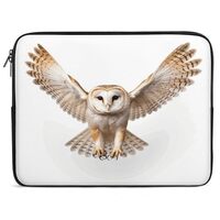 A Barn Owl Laptop Sleeve Case 17inch, Shockproof Protective Case, 10-17 Inch Computer Sleeve, Water 