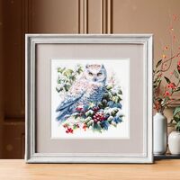 Wizardi Counted Cross-Stitch Kit - Snowy Owl 70-24 Magic Needle