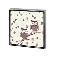 Decorative Owl Tree Branches Brooch Pin Fashion Lapel Pins for Women Men Lapel Badge Funny Brooches 