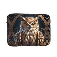WZYWHJ Owl Prints Shockproof Portable Laptop Sleeve Case 13 inch for Men and Women Business Travel, 