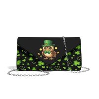 TODIYADDU Shamrock Owl Evening Bags for Women Formal Women's Clutches & Evening Handbags St