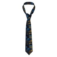 WHJWZY Fashion Men's Necktie - Printed Silk Tie for Business daily work party 57X3.1 inchs Owls