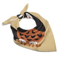 GFLFMXZW Animal Pattern Owl Hair Bandanas Triangle Head Kerchief for Women Hair Scarf Square Silk Sc