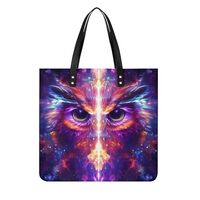 Womens Cute Tote Bag, Handbag With Mini Clutch Purse With Zipper Closure, Soft Cool Space Abstract O