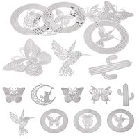 Spritewelry Stainless Steel Charms for Jewelry Making Silver Filigree Butterfly Heart Connector Char