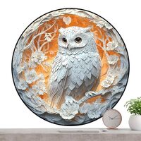 Genérico Owl 3D - Wooden 150 Pieces | for Adults for Chinese New Year, Valentine's Day a