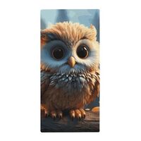 FekiLoot Cute Owl Towel Soft Comfortable Towels Lightweight Compact Coral Fleece Towel for All Occas