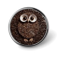 Round Shaped Pin Button Badge for Woman, Decorative Lapel Tie Pin for Man, Cute Round Brooch Pins Co