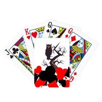 DIYthinker Tree Eyed Owl Halloween Art Deco Fashion Symbol Poker Playing Card Classic Game