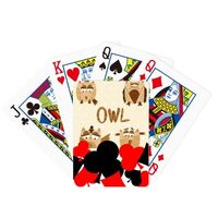 DIYthinker Bell Glass Hat Owl Art Deco Fashion Symbol Poker Playing Card Classic Game